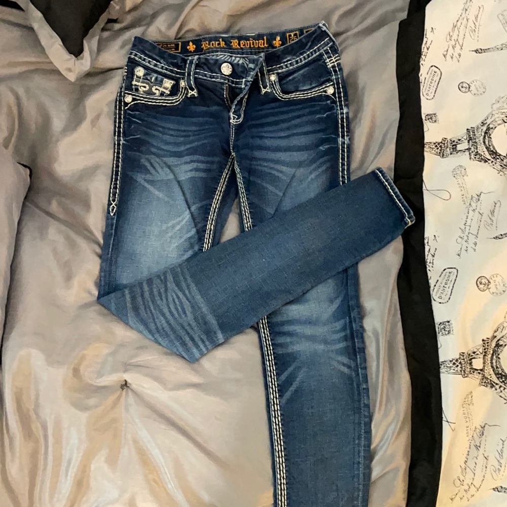 Rock revival skinny jeans
